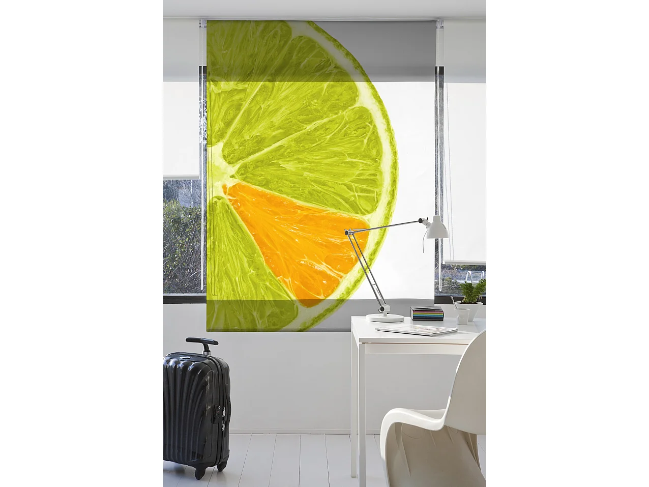 ESTORALIS | Estores Personalizados Easyfix de COCINA | 80 x 150 cm (Ancho por Alto) Tamaño de Tela 77 x 150 cm | Modelo C-1110 Color Unico