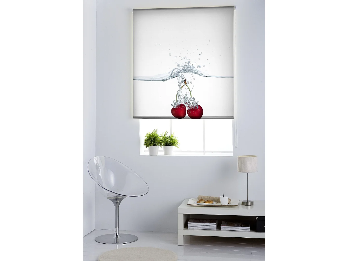 ESTORALIS | Estores Personalizados Easyfix de COCINA | 45 x 150 cm (Ancho por Alto) Tamaño de Tela 42 x 150 cm | Modelo C-101 Color Unico