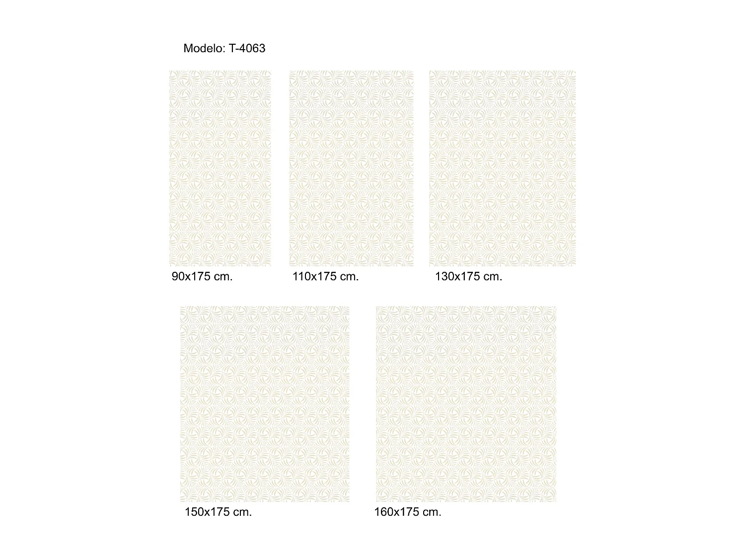 ESTORALIS | Estores Personalizados TEXTURAS | 90 x 180 cm (Ancho por Alto) Tamaño de Tela 87 x 175 cm | Modelo T-4063 Color Unico