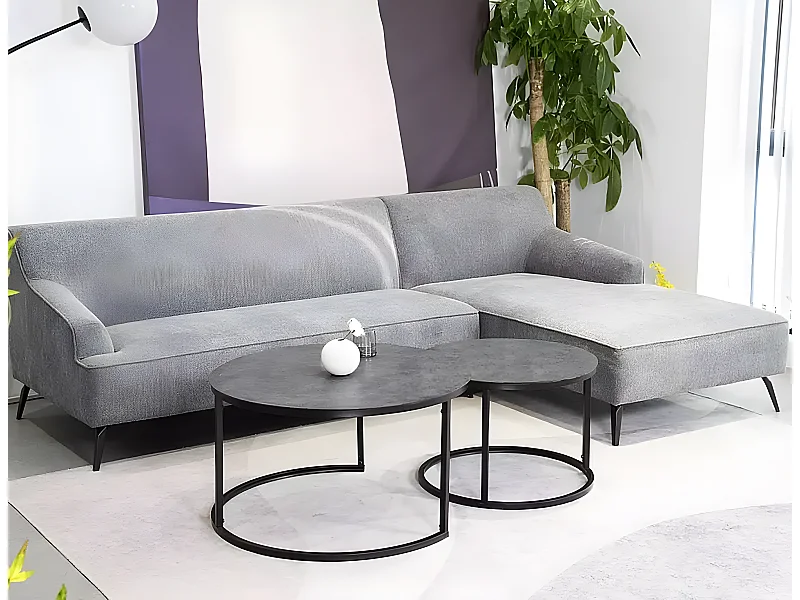 Ensemble de table Couch Atlanta/Gris