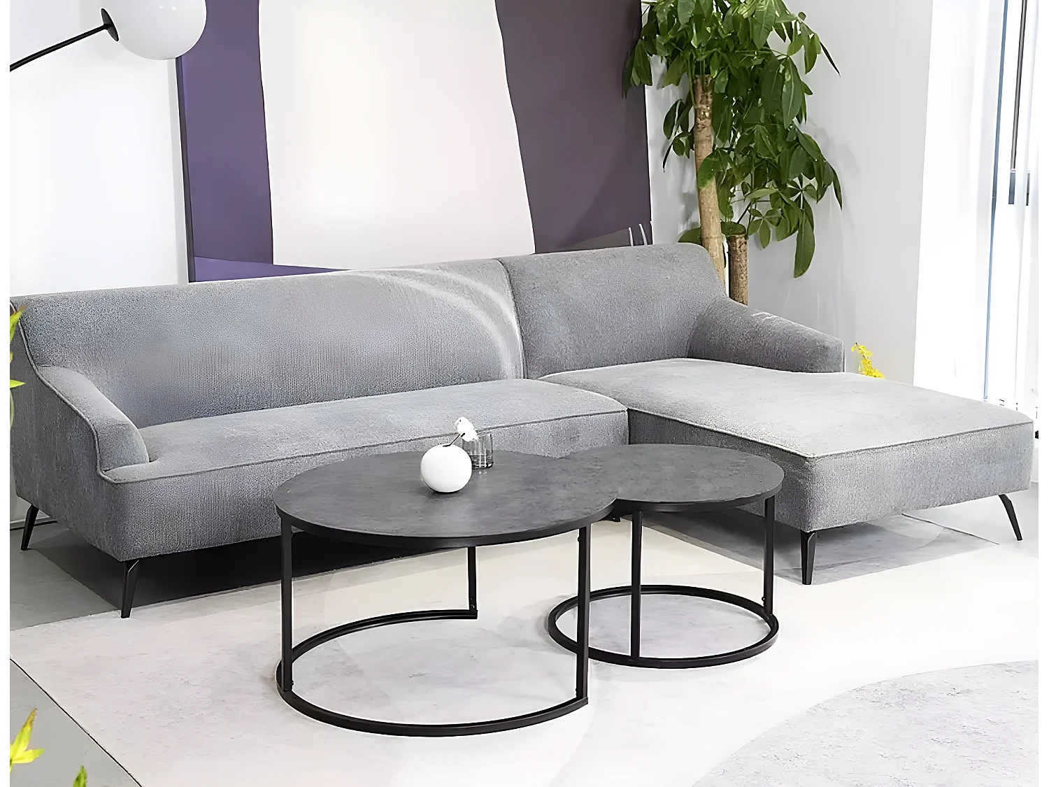 Couchtisch Set Atlanta /Grau