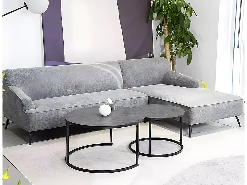 Couchtisch Set Atlanta /Grau