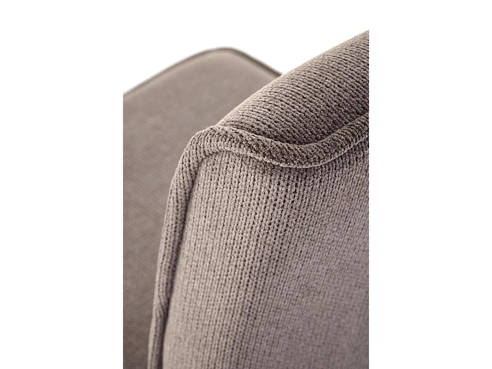 Krzesło tapicerowane ATOM VELVET jasnoszare