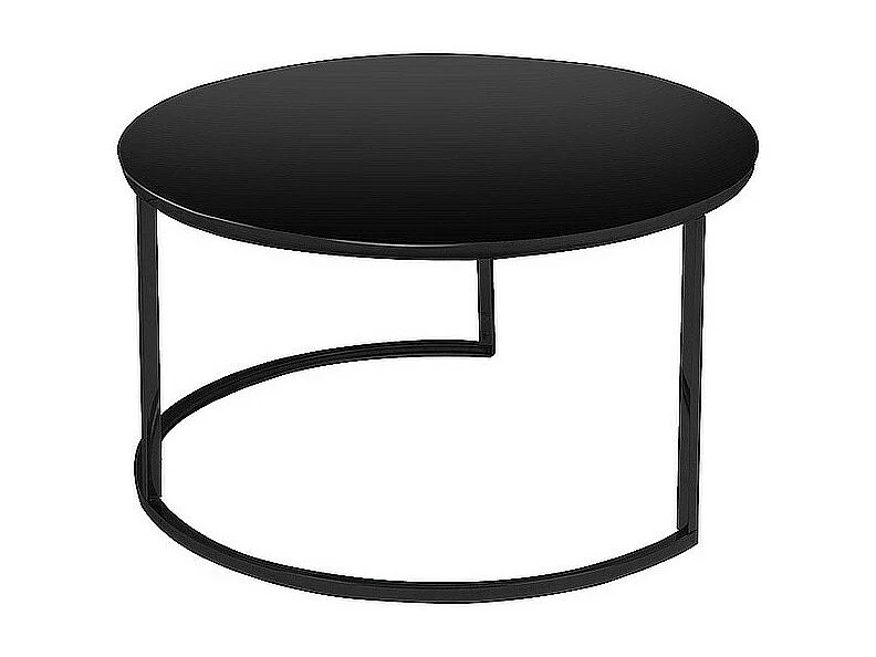 Zestaw 2 ław ATLANTA D czarny