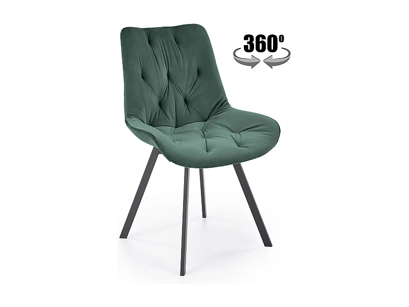 Chaise K519/Tissu/Vert