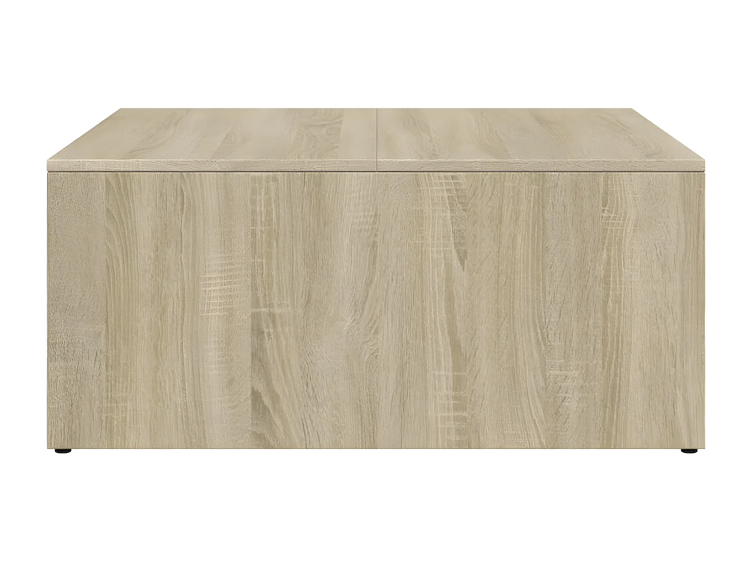 Tables basses gigognes 2 pcs chêne sonoma bois ingénierie métal