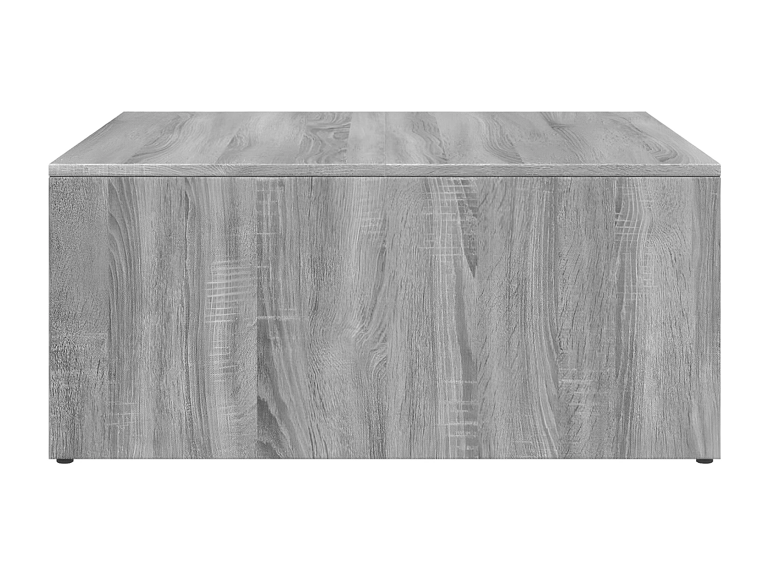 Tables basses gigognes 2pcs sonoma gris bois d'ingénierie métal