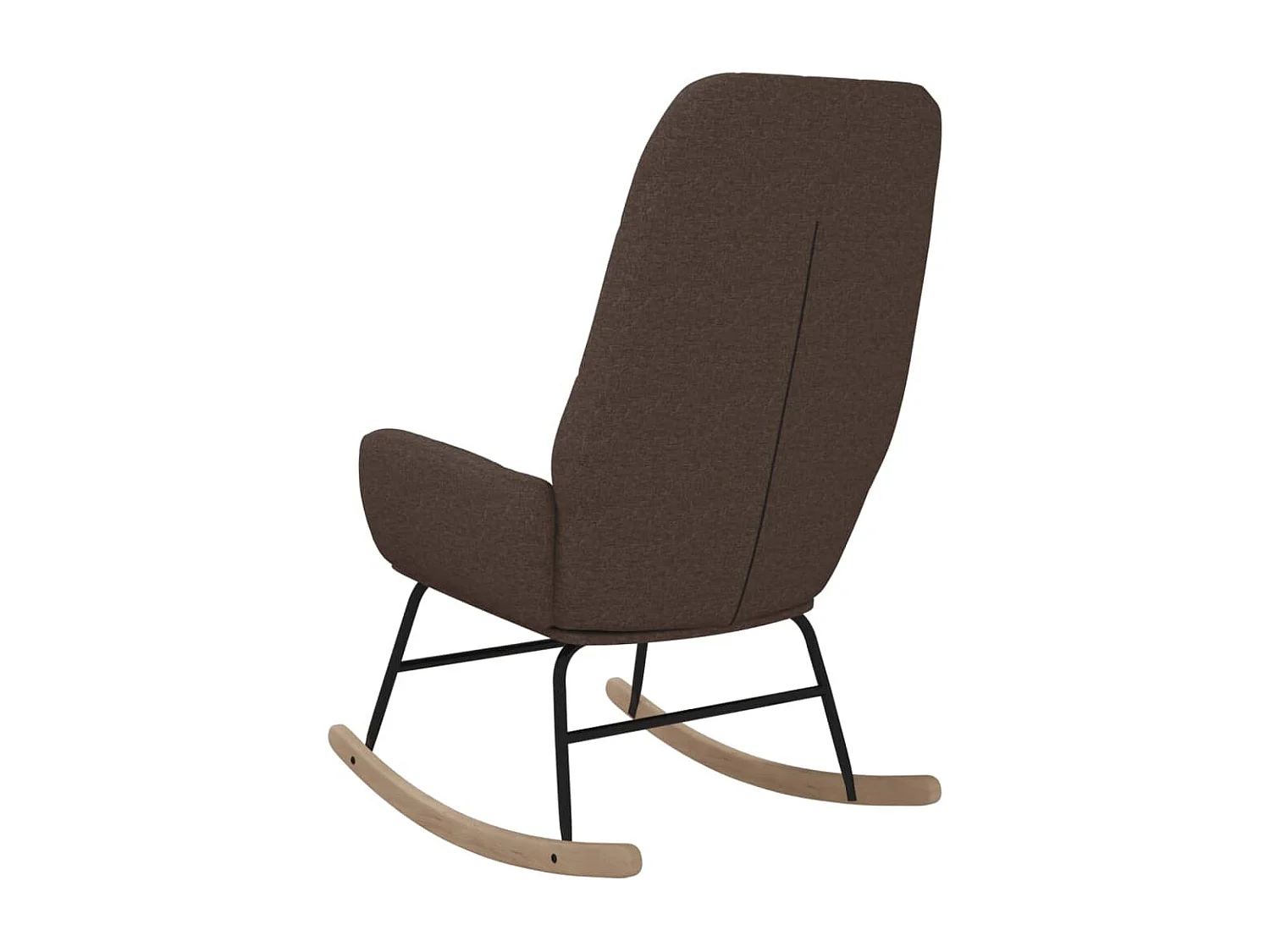 Chaise à bascule Taupe Tissu