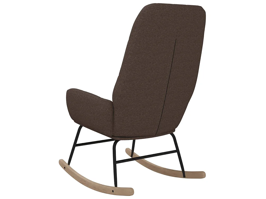 Chaise à bascule Taupe Tissu