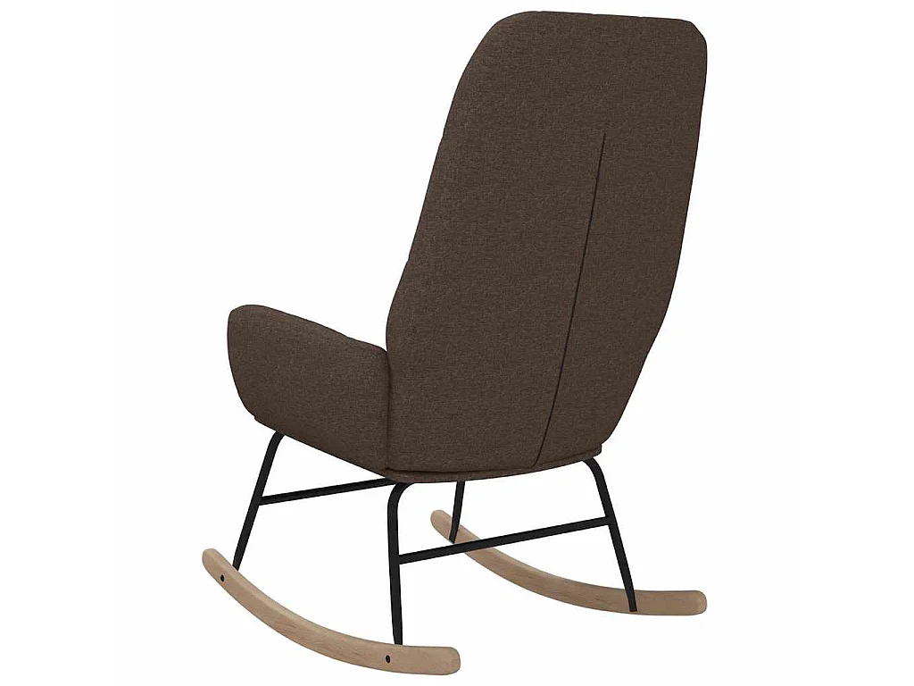 Chaise à bascule Taupe Tissu