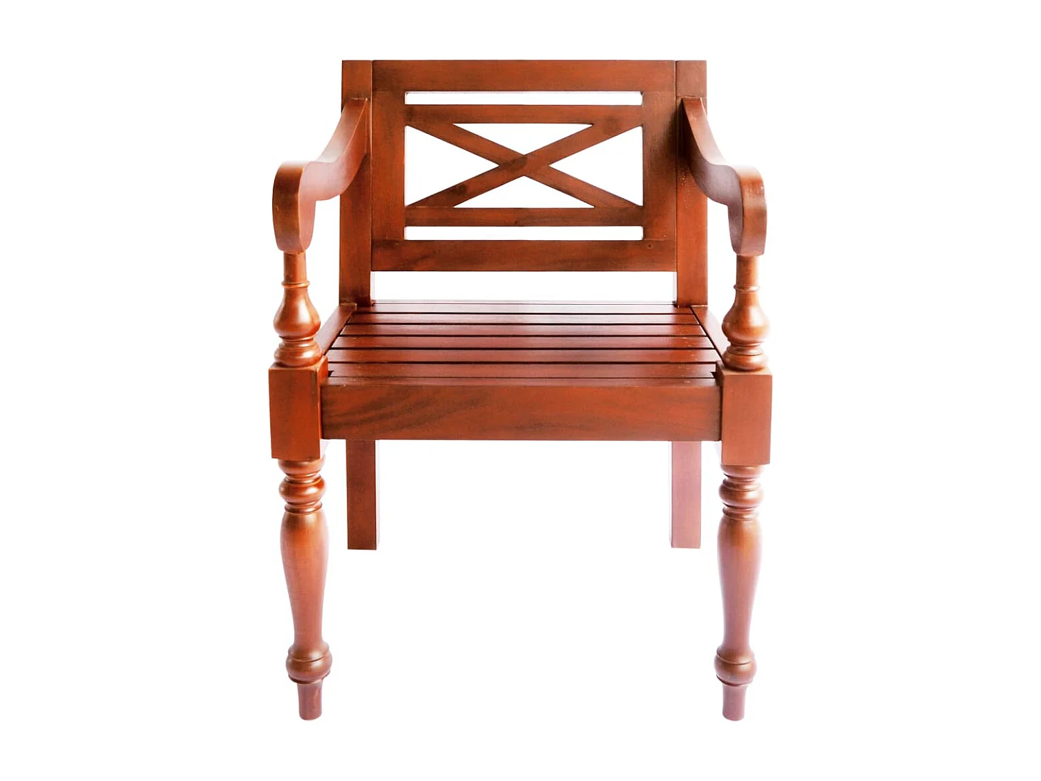 Cadeiras Batávia 2 pcs madeira de mogno maciço castanho-escuro