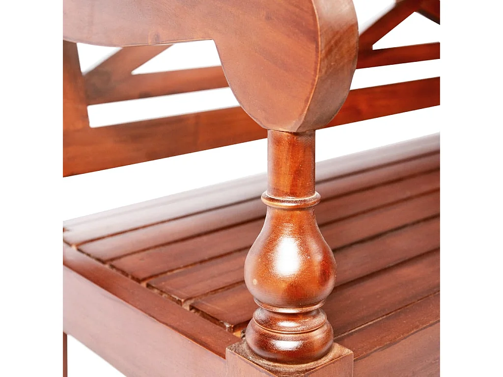 Cadeiras Batávia 2 pcs madeira de mogno maciço castanho-escuro