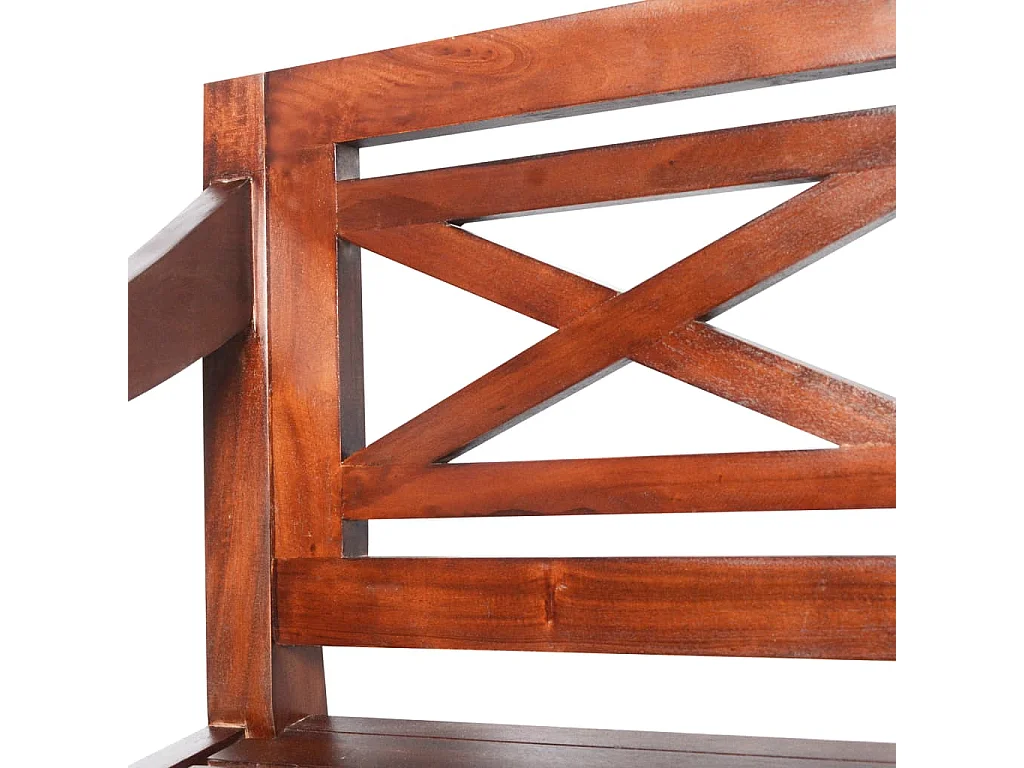 Cadeiras Batávia 2 pcs madeira de mogno maciço castanho-escuro