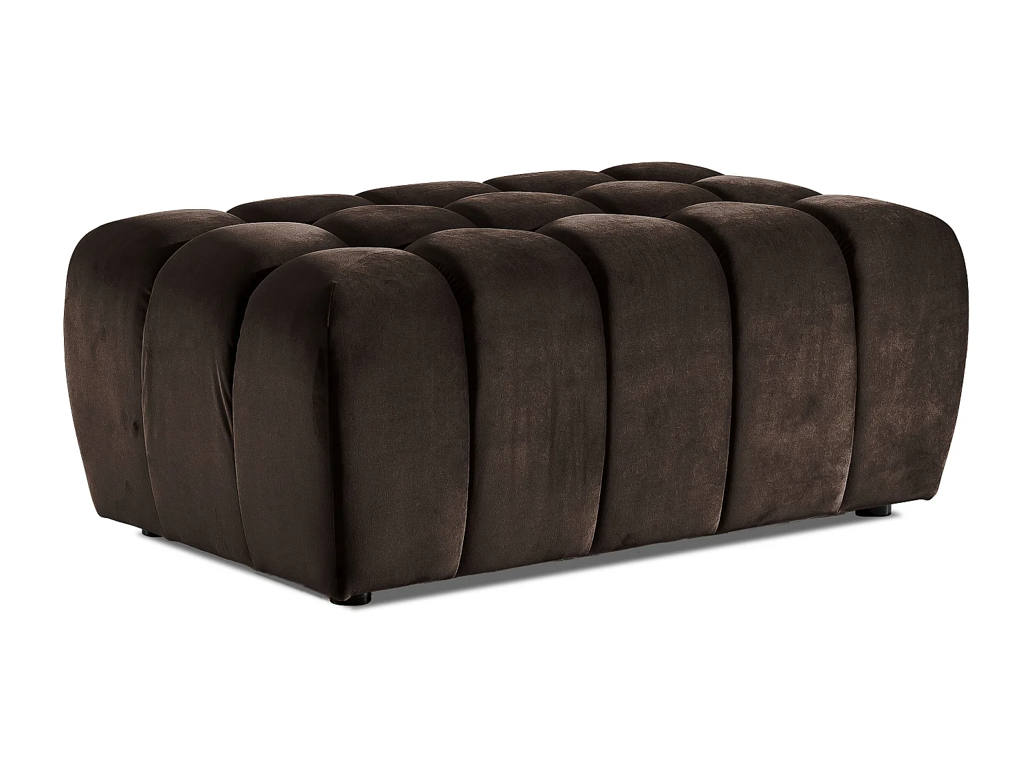 Pouf Commforti/Tessuto/Marrone