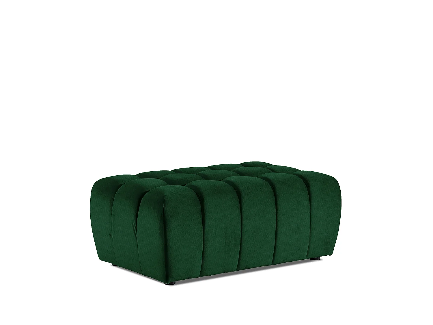 Pouf Commforti/Stoffbezug/Grün