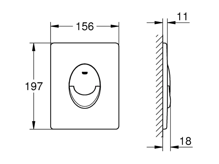 Pack WC suspendu sans bride compact DURAVIT Duravit No.1 + bâti support GROHE Rapid SL Projet + abattant + plaque blanc