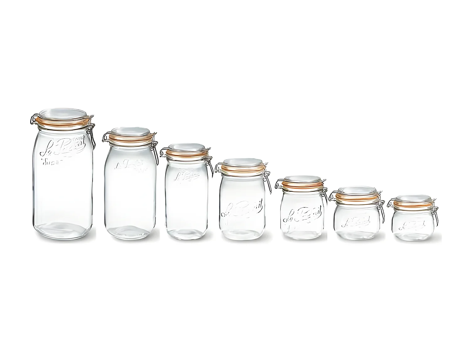 Pack de 6 bocaux 1 L