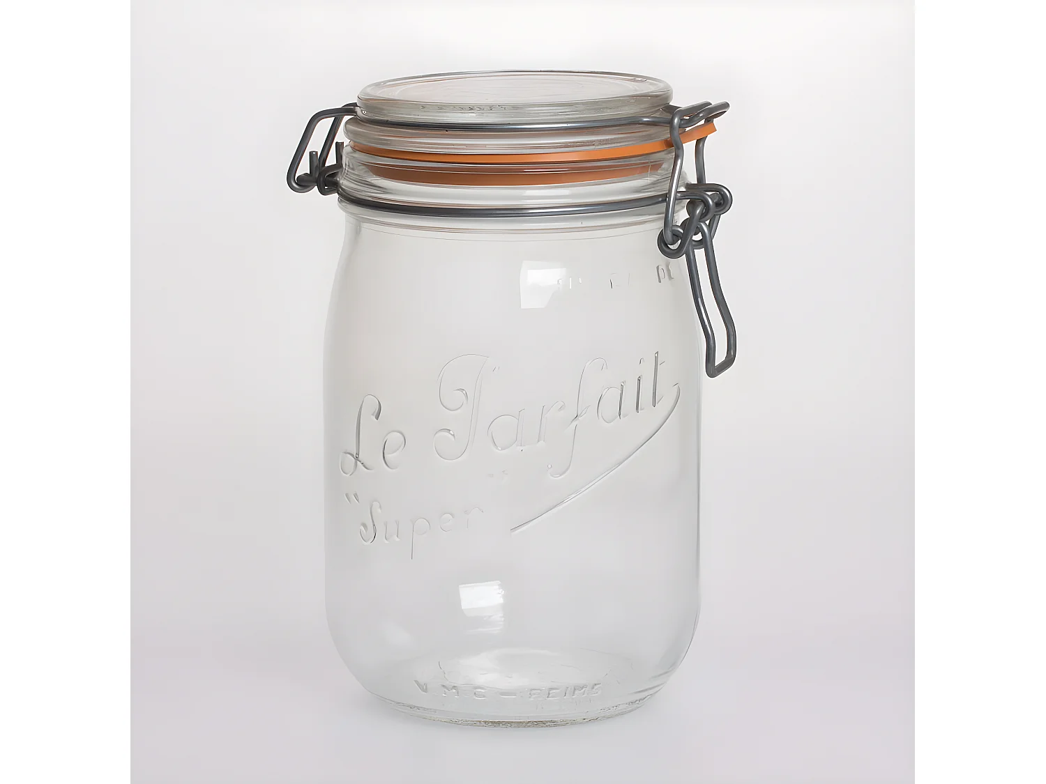 Lot 6 Bocaux Lp Super 1500 Ml D.85mm