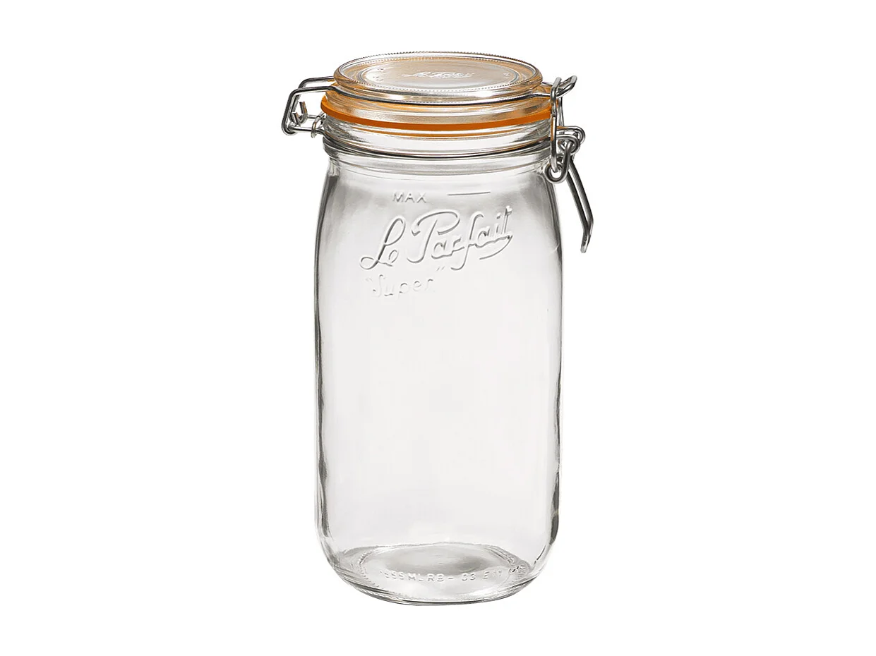 Lot 6 Bocaux Lp Super 1500 Ml D.85mm