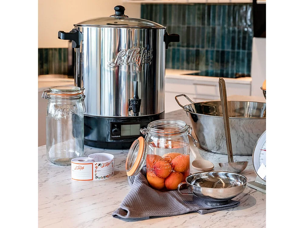 Lot 6 Bocaux Lp Super 1500 Ml D.85mm