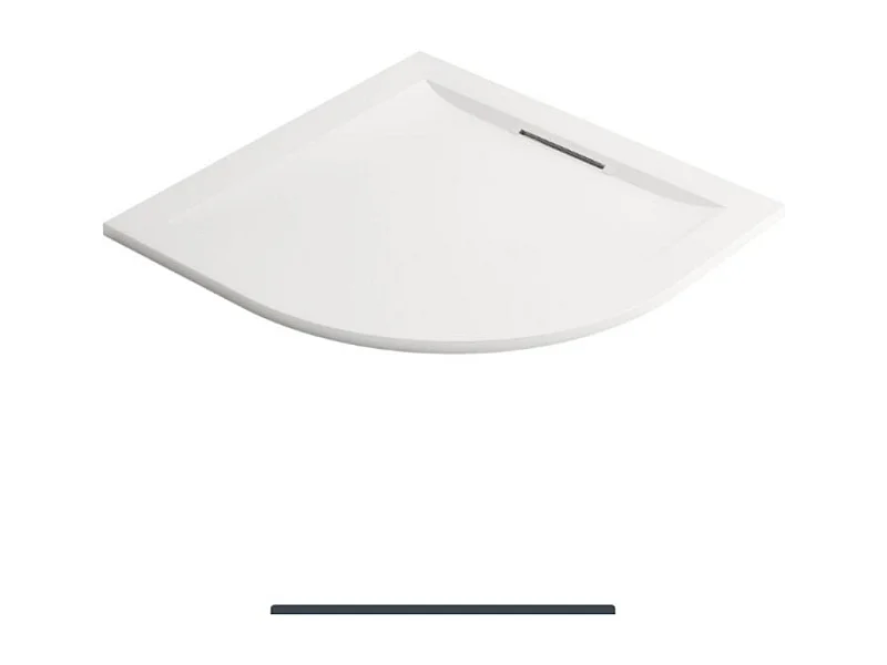 Pack receveur de douche 90 x 90 JACOB DELAFON Flight Pure quart de rond blanc + Kit d'étanchéité WEDI + Pieds