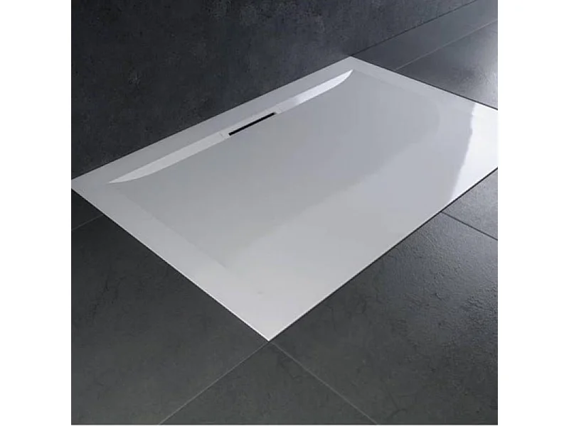 Pack receveur de douche 120 x 90 JACOB DELAFON Flight Pure rectangle blanc + Kit d'étanchéité WEDI + Pieds