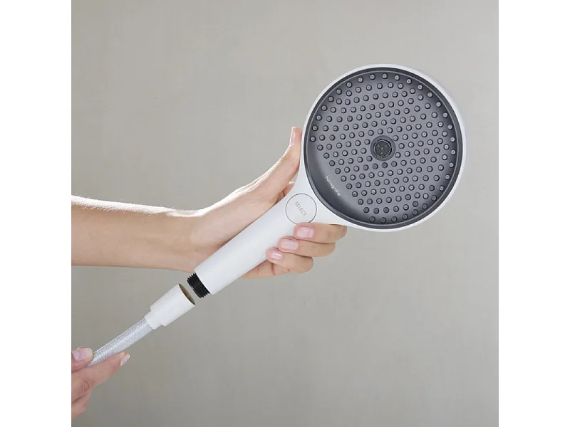 Flexible de douche HANSGROHE Designflex 125 cm blanc mat