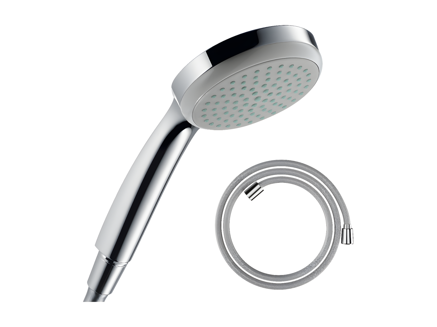 Pommeau De Douche Hansgrohe Croma 100 Ecosmart Chromé Flexible De