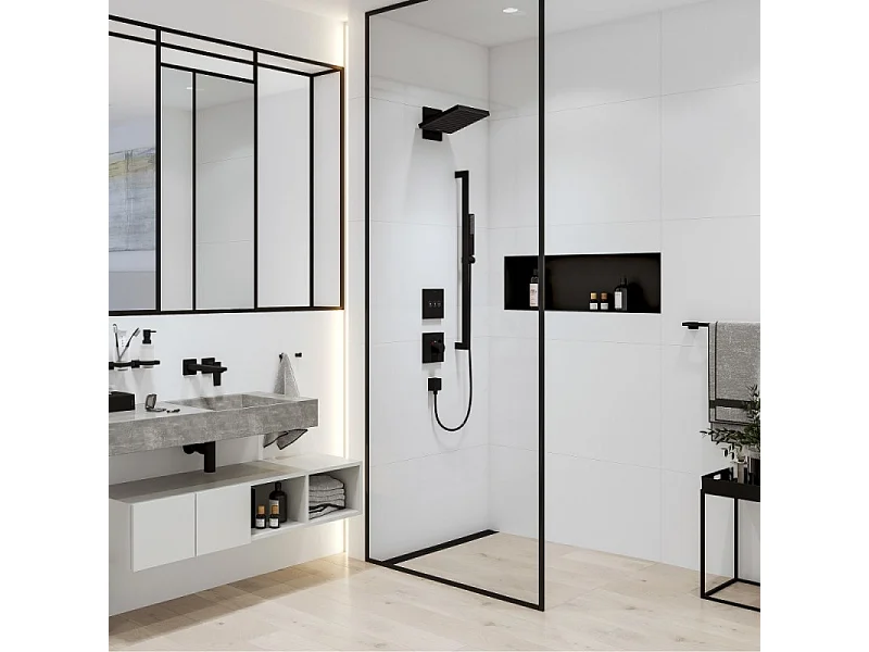HANSGROHE Pulsify E 100 EcoSmart+ Alcachofa de ducha negro mate