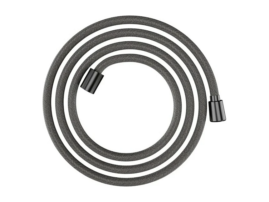 Flexible de douche HANSGROHE Designflex 200 cm noir chromé brossé