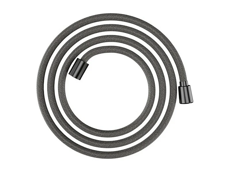 Flexible de douche HANSGROHE Designflex 200 cm noir chromé brossé