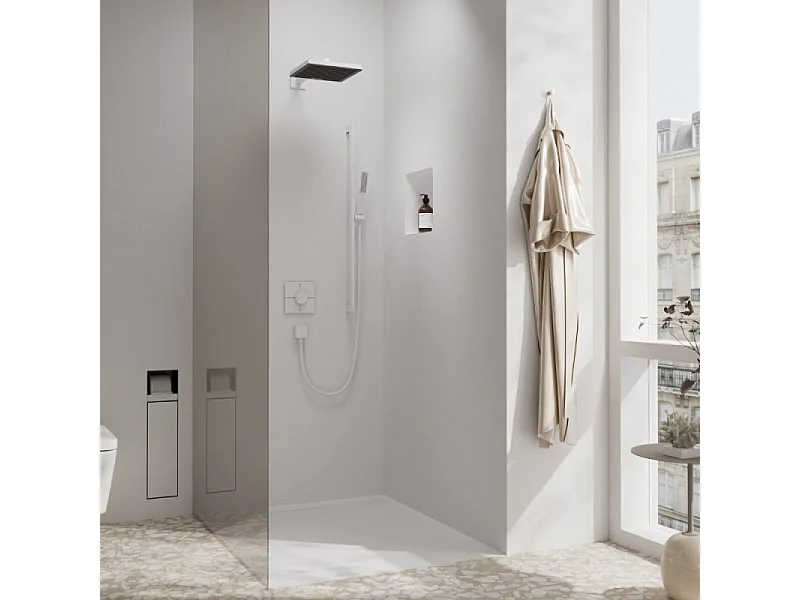Pommeau de douche HANSGROHE Pulsify E 100 EcoSmart+ Blanc mat