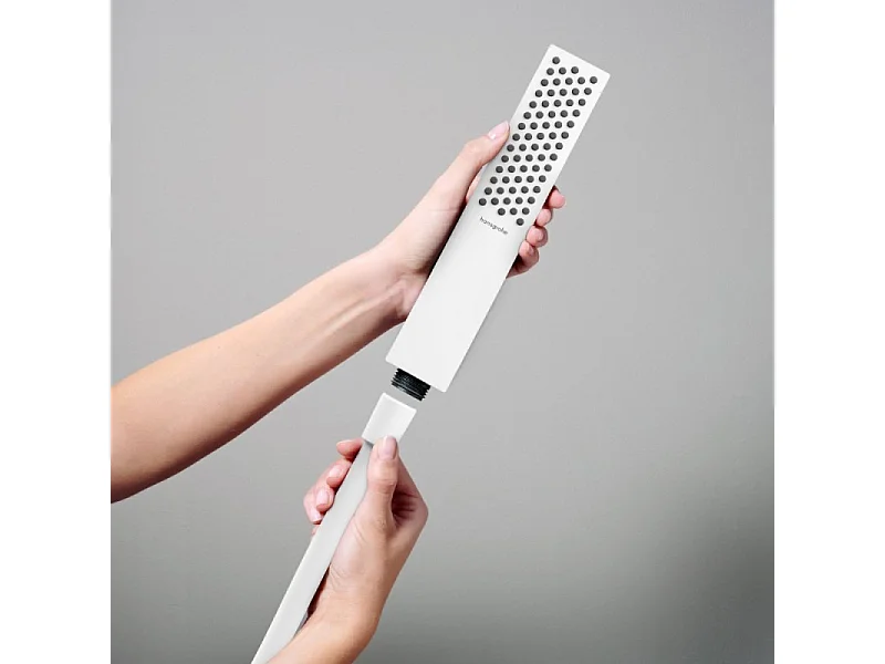 Pommeau de douche HANSGROHE Pulsify E 100 EcoSmart+ Blanc mat