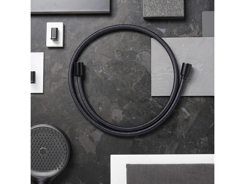 HANSGROHE Designflex flexo de ducha 125 cm negro mate