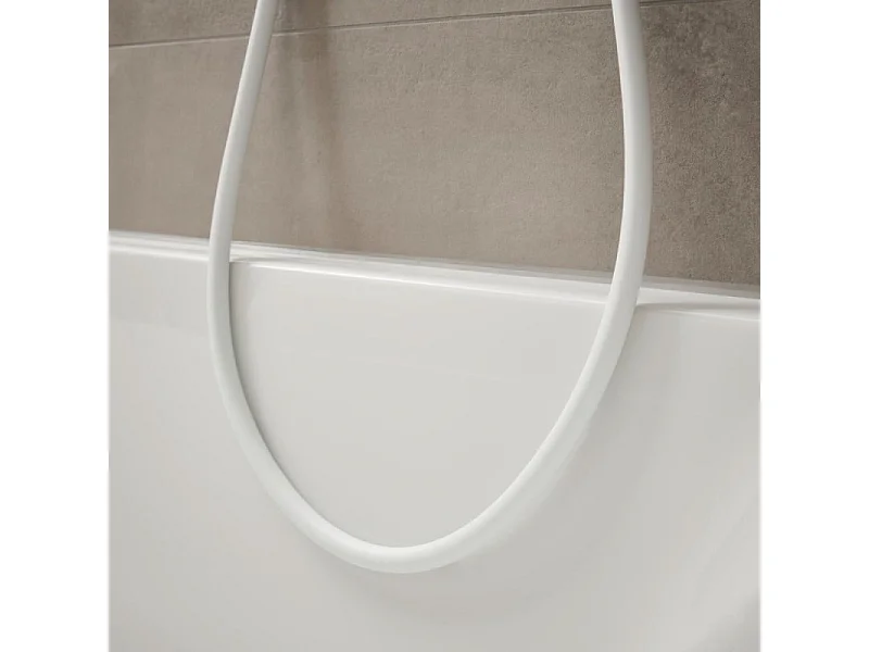 Pommeau de douche HANSGROHE Raindance Select S EcoSmart 120 3 jets + flexible 1,25 m HANSGROHE Isiflex blanc mat