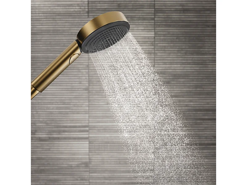 Pommeau de douche HANSGROHE Pulsify Select S 105 EcoSmart 3jets bronze brossé