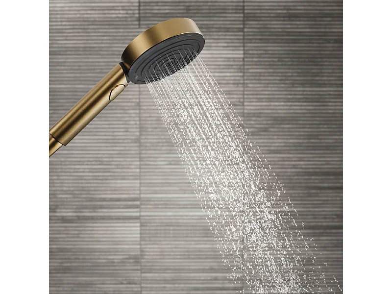 Pommeau de douche HANSGROHE Pulsify Select S 105 EcoSmart 3jets bronze brossé