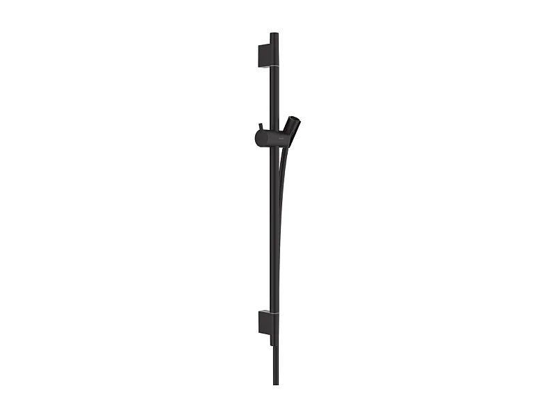 Barre de douche HANSGROHE Unica S Puro 65 cm avec flexible Noir mat