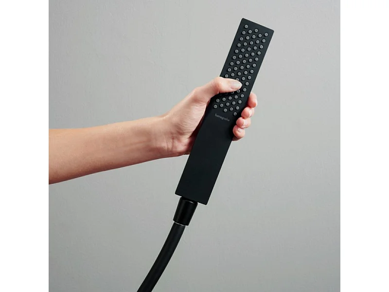 Pommeau de douche HANSGROHE Pulsify E 100 EcoSmart noir mat