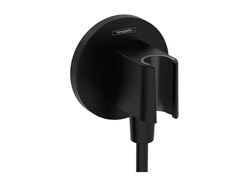 HANSGROHE FixFit S soporte para cabezal de ducha negro mate
