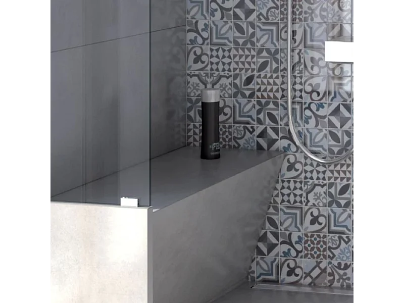 Banc de douche à carreler 90 cm WEDI Sanoasa 2 assise inclinée