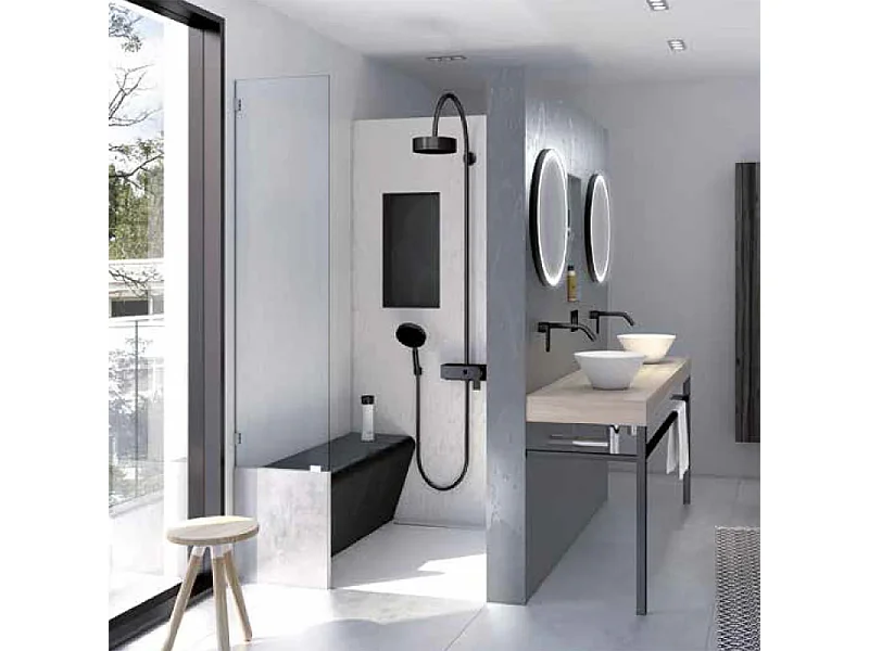 Banc de douche a carreler 120 cm WEDI Sanoasa 3 assise arrondi