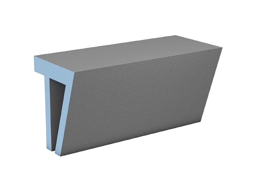 Banc de douche à carreler 120 cm WEDI Sanoasa 2 assise incliné