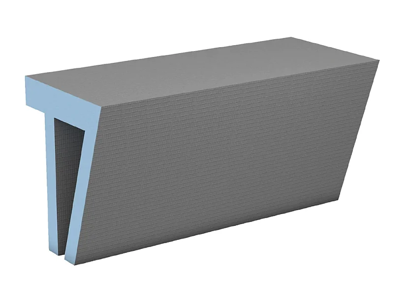 Banc de douche à carreler 120 cm WEDI Sanoasa 2 assise incliné