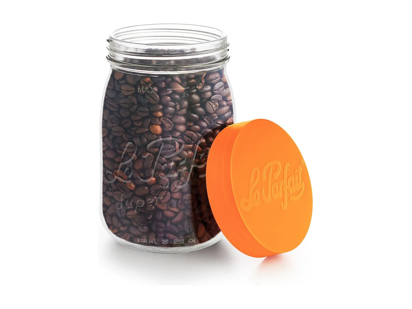 Bocal à vis Colors de 1 L (lot de 6)