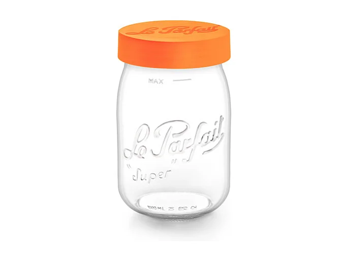 Bocal à vis colors orange 1 L (lot de 6)