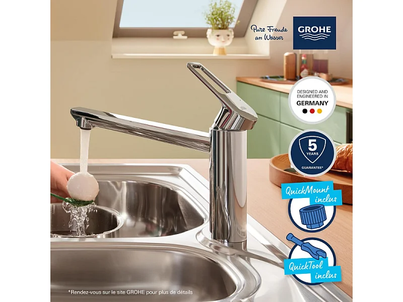 Robinet de cuisine GROHE StartLoop Chromé