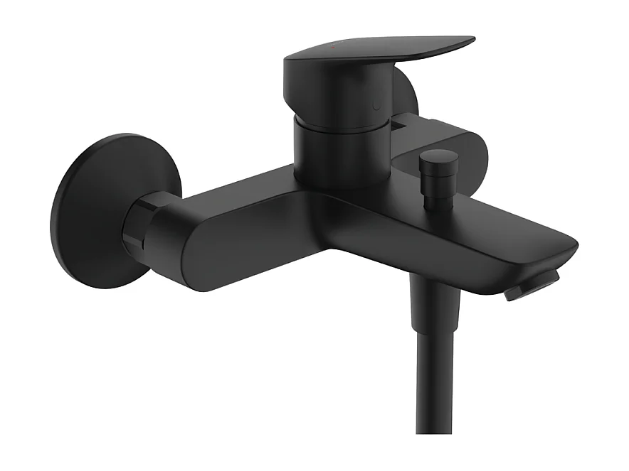 Mitigeur bain douche mécanique HANSGROHE Logis noir mat
