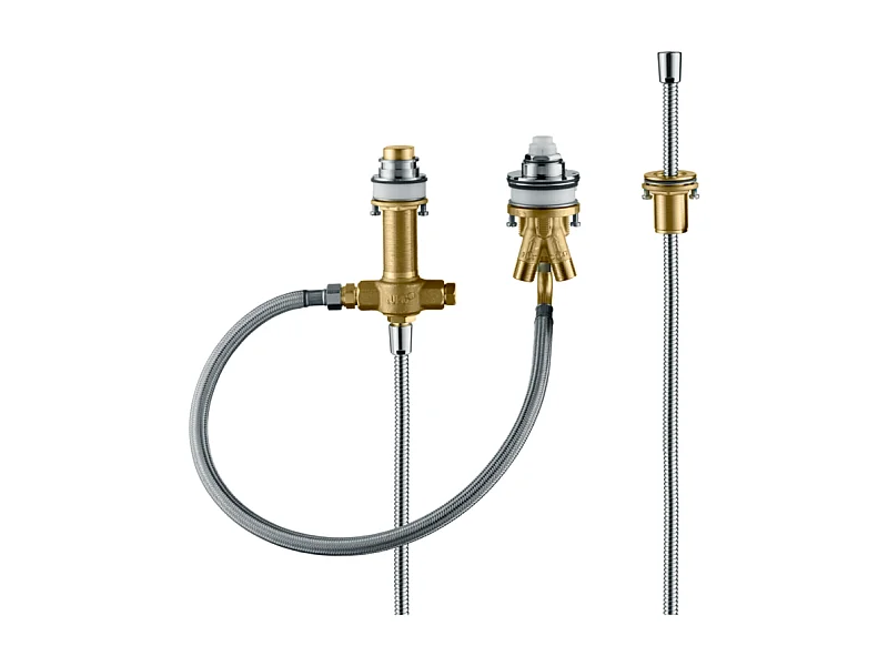 Corps encastré 3 trous pour baignoire HANSGROHE