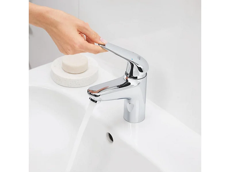 GROHE Swift grifo para lavabo apertura agua fría cromo